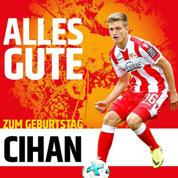 fcunion's tweet photo. Glückwunsch ans Geburtstagskind! Happy Birthday, Cihan! #fcunion #geburtstag #ck36 https://t.co/vfdDiuSgHz