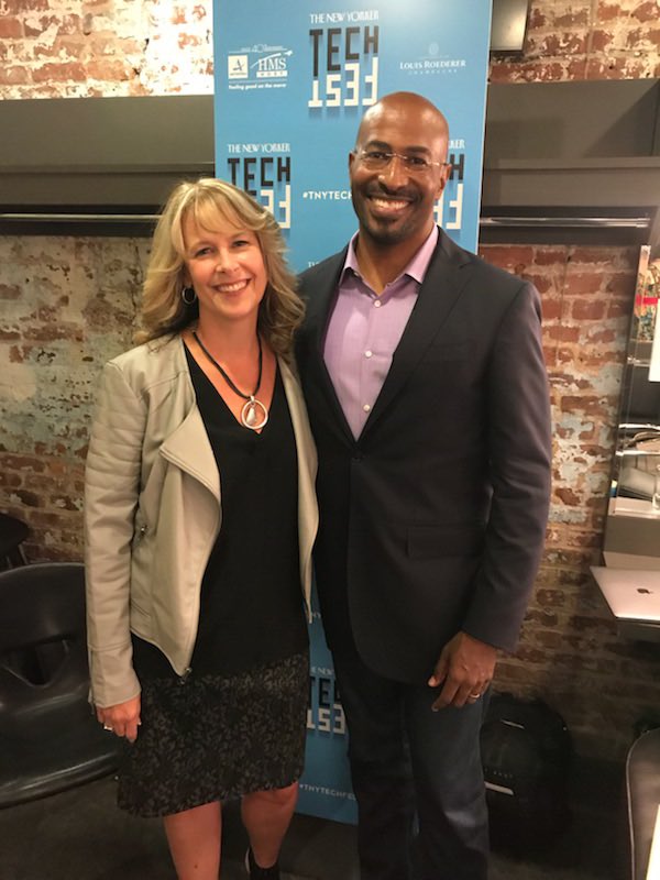 KellyLJ1's tweet photo. So honored to meet and listen to @VanJones68 and #LoveArmy team tonight. Can't wait to read his new book coming out this week! #TNYtechfest https://t.co/Tj4eTnMnD8