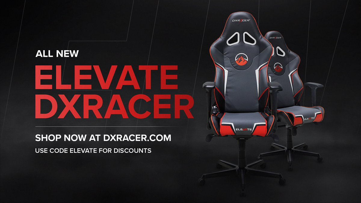 The Elevate <a href="/DXRacer/">DXRACER💺</a> chair is now available! Support the team and game in style!

Use “ELEVATE” code to save!

SHOP: elv.gg/elevatedx