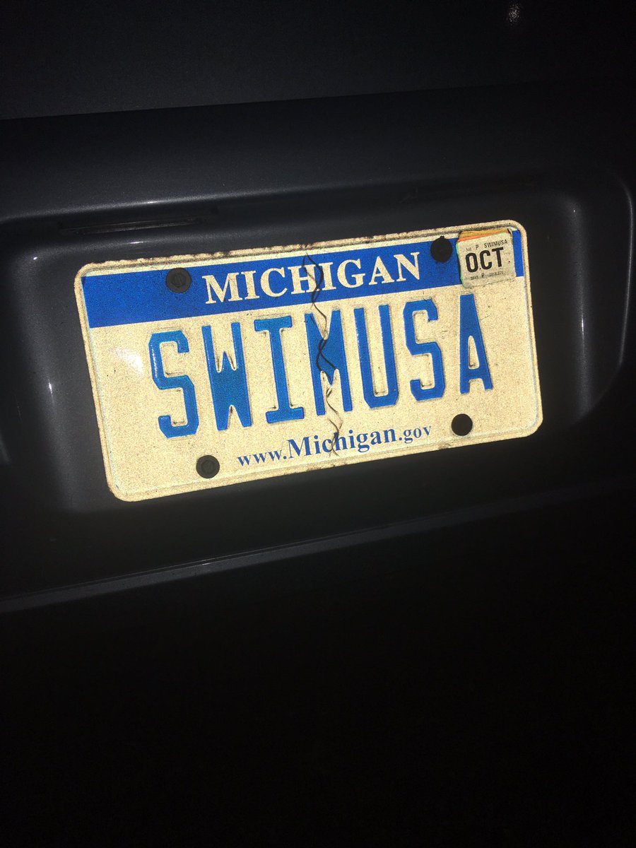 My teammate's license plate