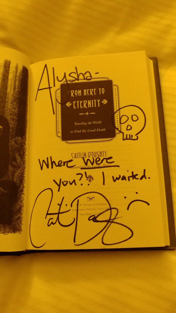 fkudolphin's tweet photo. @TheGoodDeath My girlfriend wanted me to tell you shes sorry she couldnt make it today,but thank you for the autograph/picture. She loves it https://t.co/kNSLxdWhN9