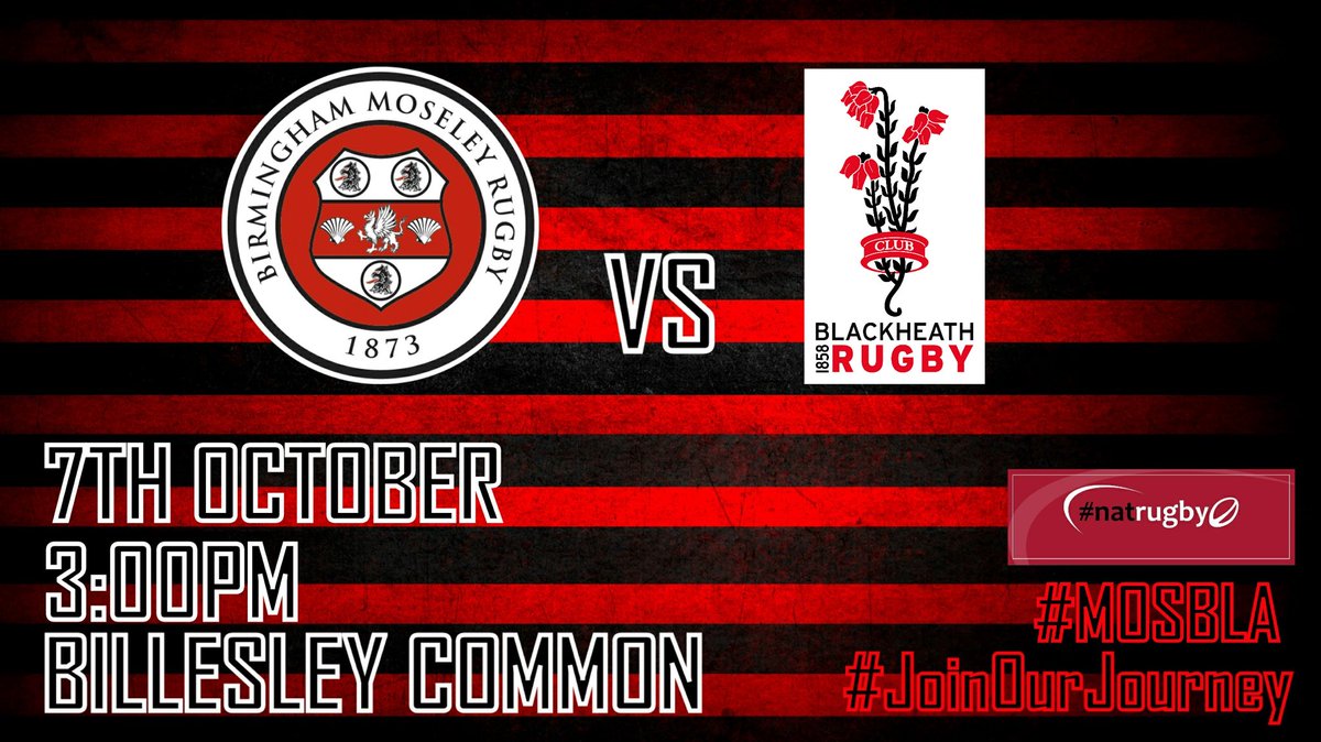 MoseleyRugbyFC's tweet photo. Match day! Good luck to @MoseleyRugbyFC lads today against @Blackheath_1858 #MOSBLA https://t.co/64KLMDKGg6