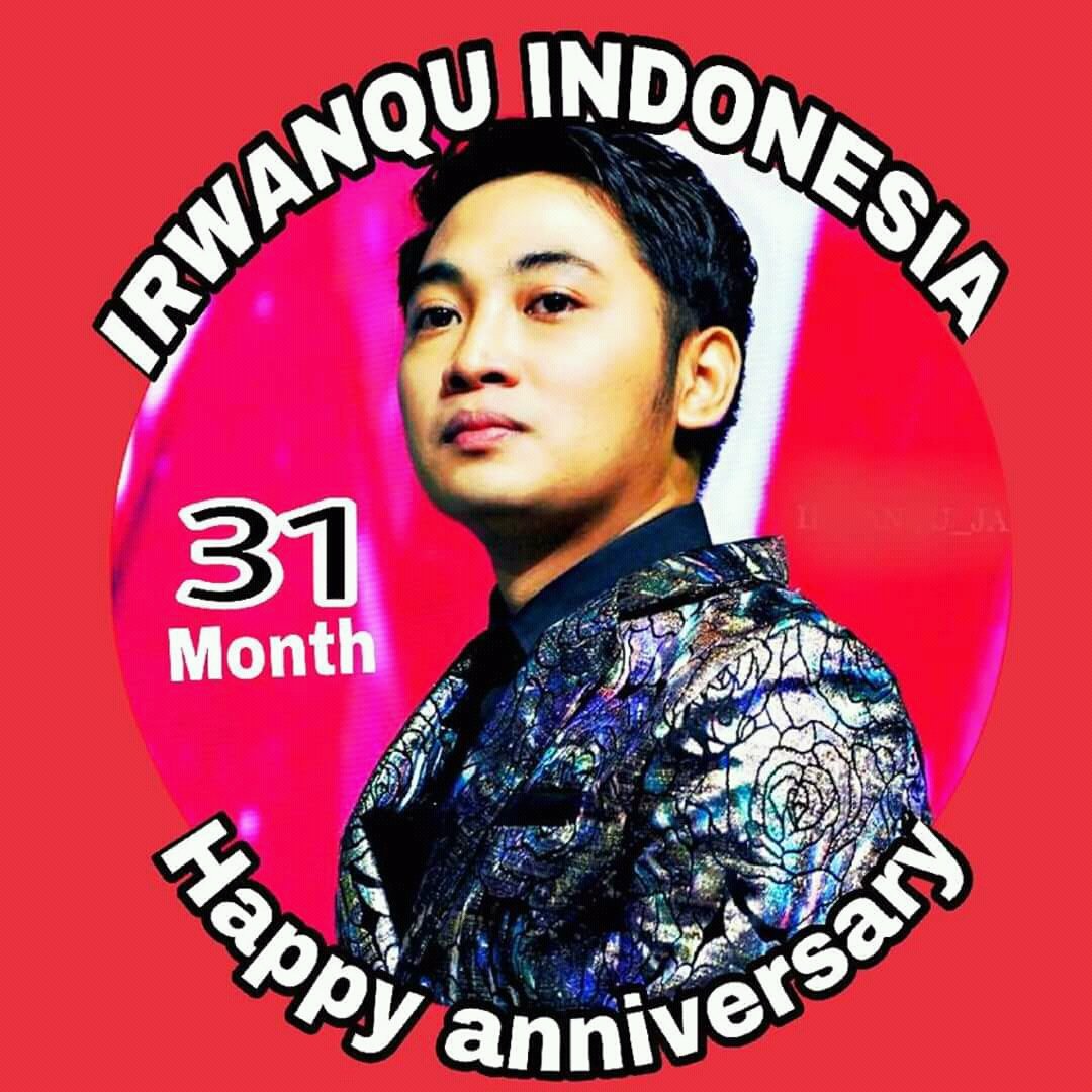 Happy  Anniversarry  irwaNqu indonesia yg ke 31,semoga mkn jaya kompak sukses terus, pokoknya jngn lelah ya ,, dlm mensupotrs irwan