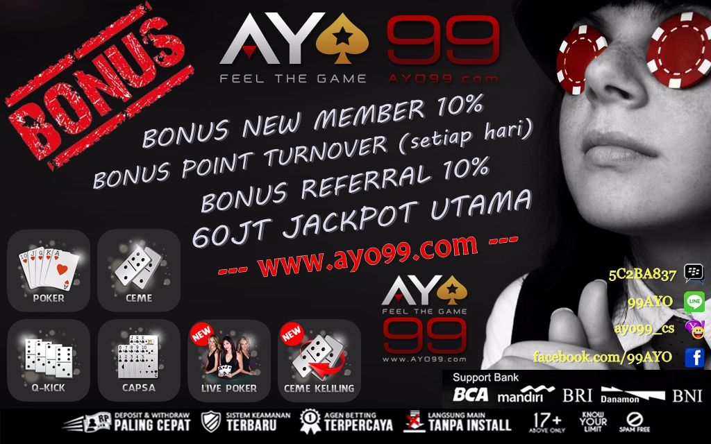 ayobetting's tweet photo. SITUS BANDAR DOMINO ONLINE YANG MENAWARKAN GAME POKER|DOMINO QQ|CEME DENGAN PELAYANAN TERBAIK DI INDONESIA !!!! - https://t.co/dovjTPqR62 https://t.co/JrrgHQf5qH