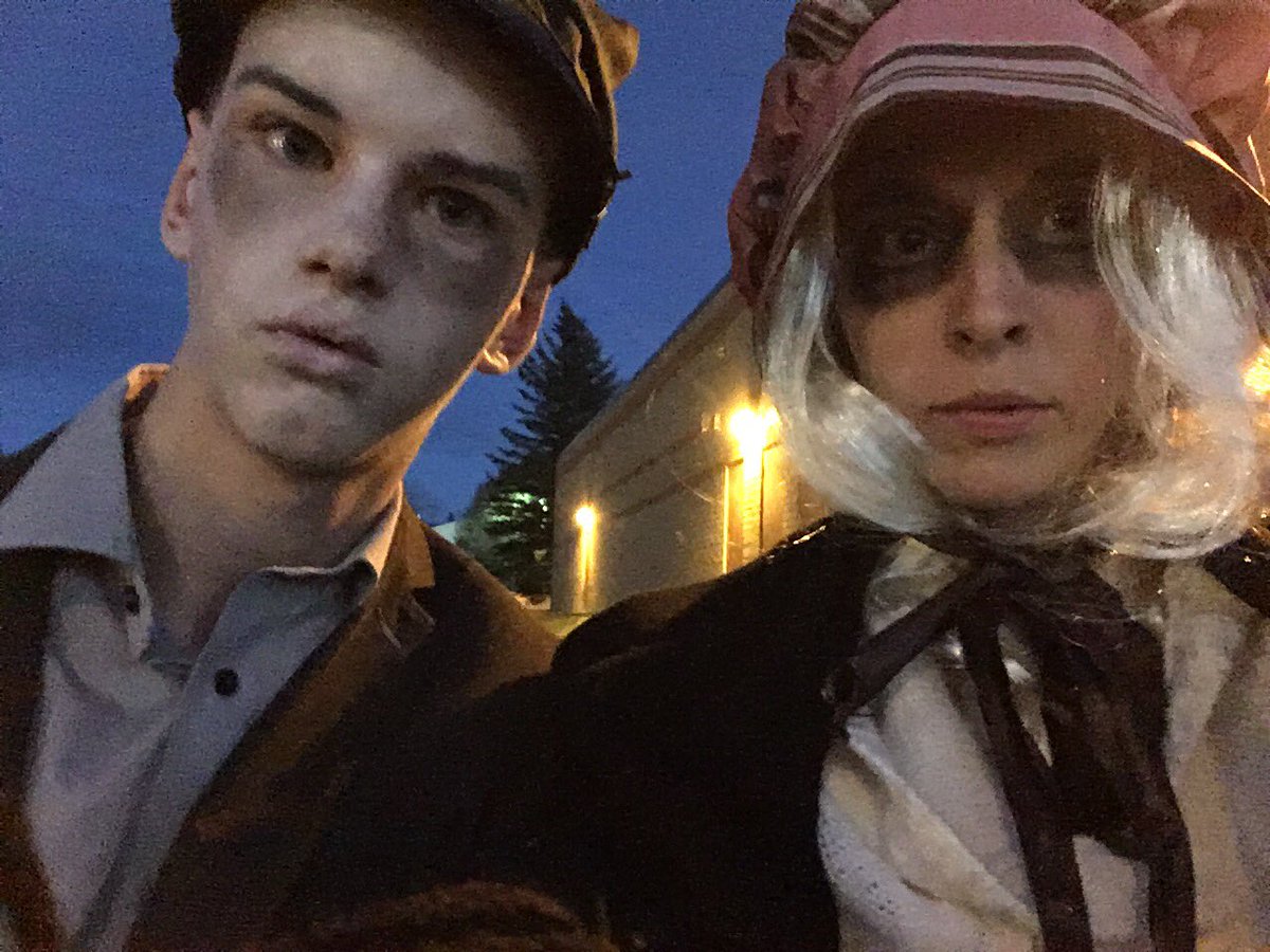 Opening night for Airdrie Ghost Walk. Make sure to get your tickets!!