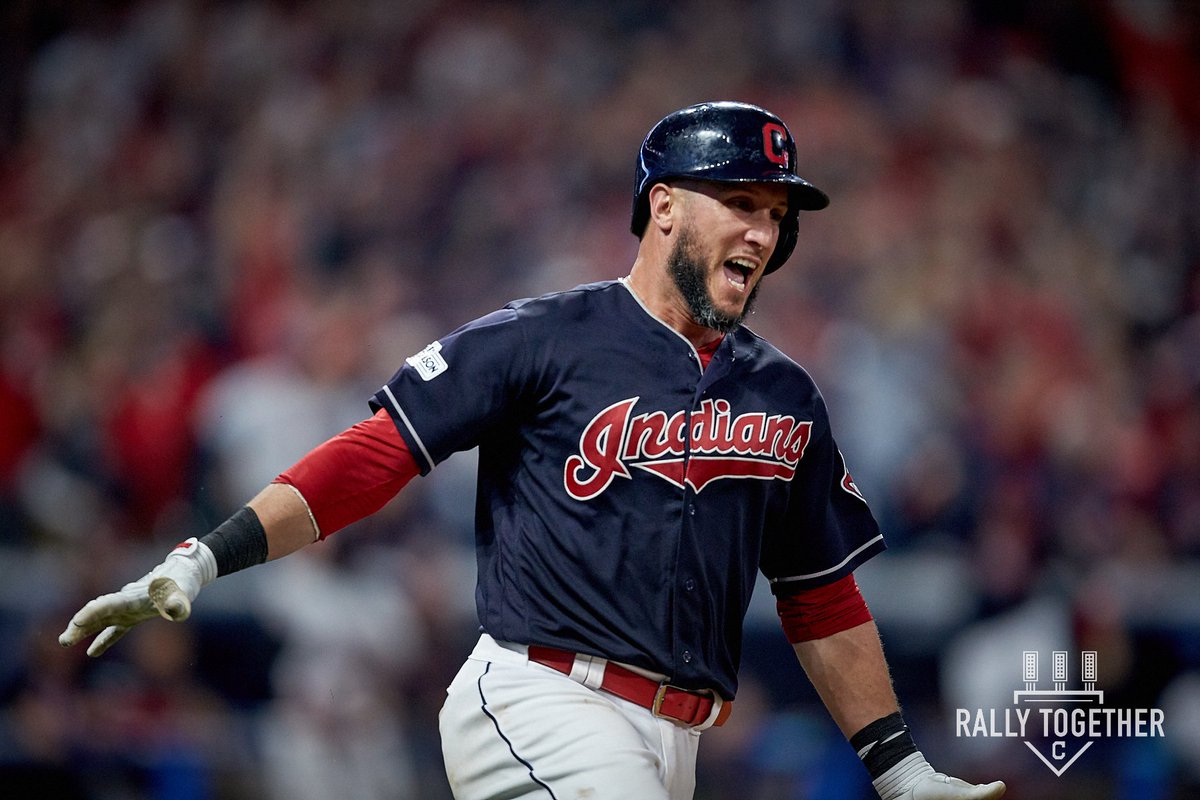 CleGuardians's tweet photo. .@Yan_AGomes knew before he hit first. #RallyTogether https://t.co/Abw1A8J0xv