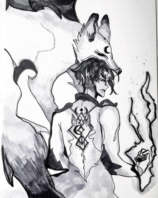 #inktober day 5 - fox 