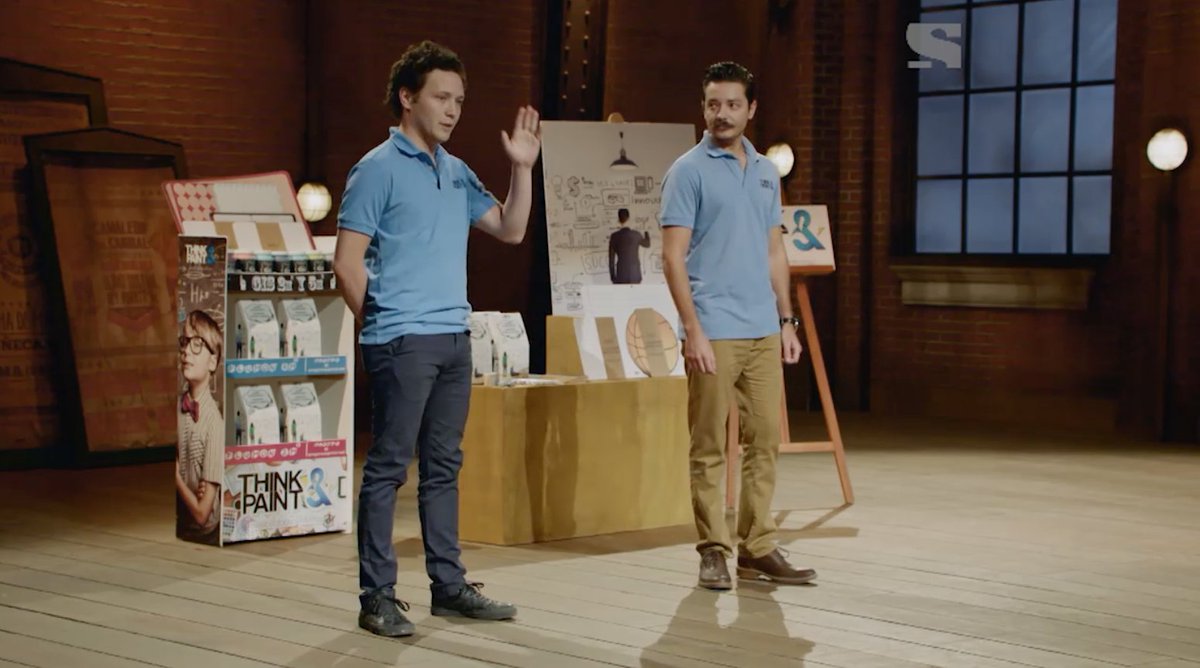 SonyChannelMX's tweet photo. ¡A casi un año de la negociación entre @thinkandpaint y @jorgevergara llegó la hora de ver cómo van los negocios!🤑

#SharkTankMx🦈 https://t.co/9yUTehr9Tj