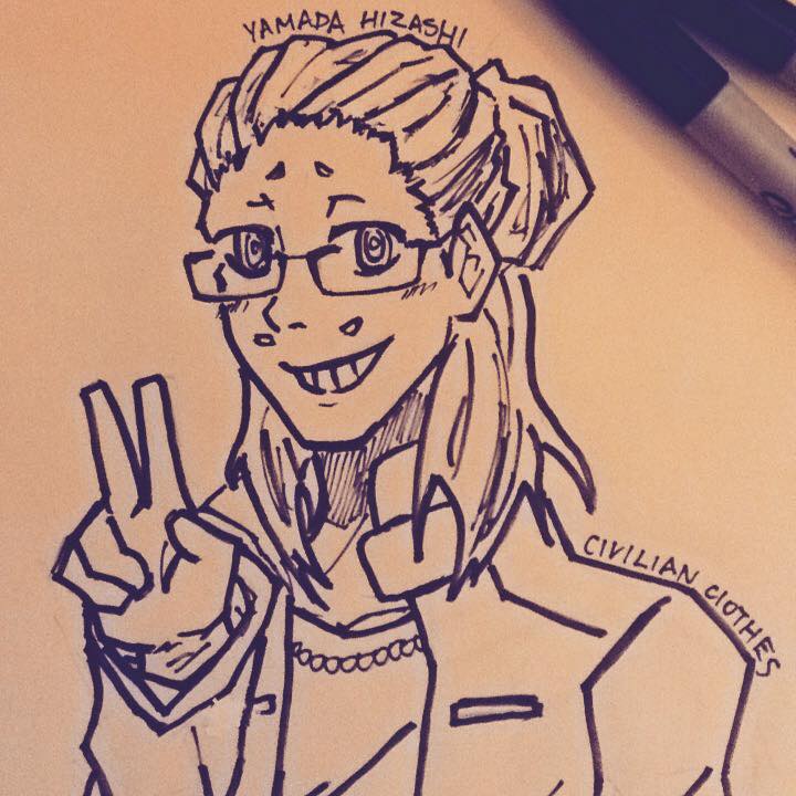 darkraikiri's tweet photo. Inktober Days 5 and 6. My sharpies are already running out of ink. RIP Shouta. #inktober #itriedagain https://t.co/e7lflxoJyQ