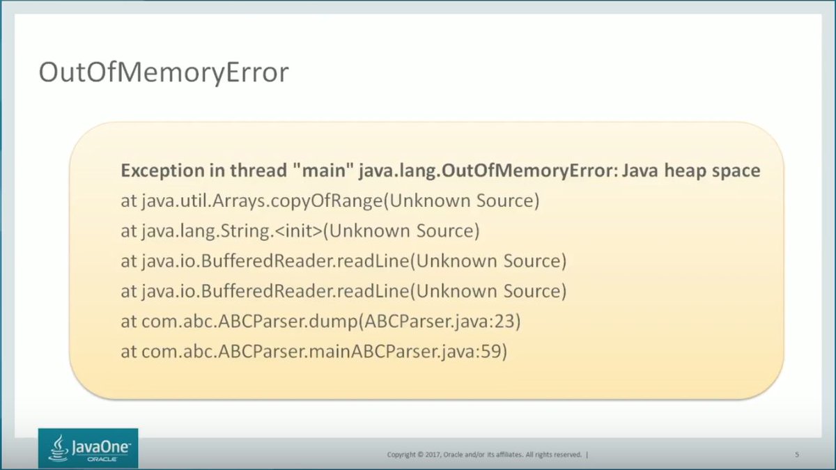 java's tweet image. #JavaOne Session- 
How to troubleshoot memory problems in #Java applications @poonam_bajaj 
youtube.com/watch?v=iixQAY…