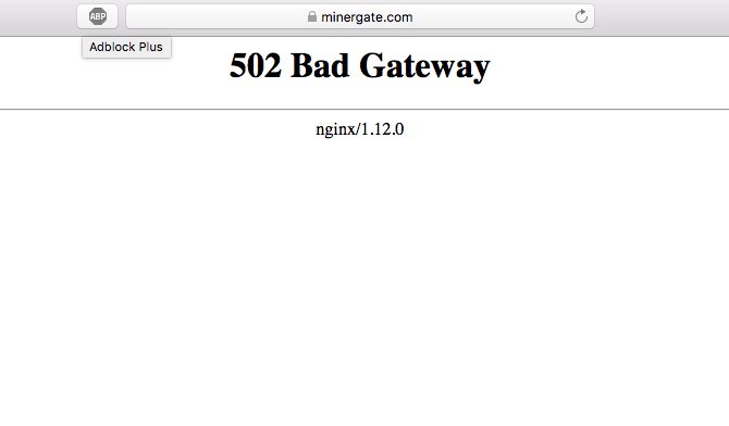 alan_the_trader's tweet photo. @MinerGate sup with the bad gateway? https://t.co/EChsa2RFHR