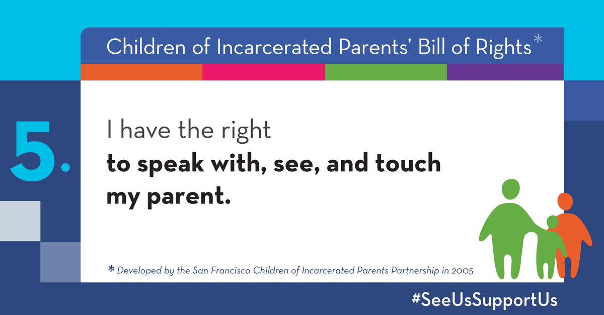 accipp1's tweet image. In-person visiting provides opportunity for children to process trauma of separation from incarcerated parent #8DaysOfRights #SeeUsSupportUs