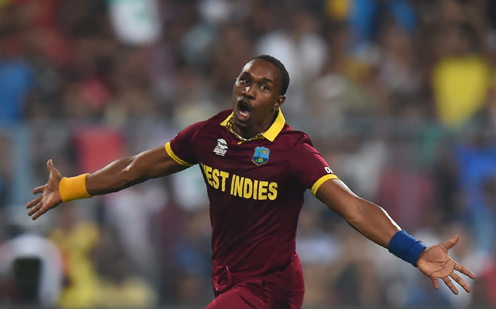 Happy Birthday Dwayne Bravo: Windies champion allrounder; two-time World T20 hero. He\s 34 not out today. 