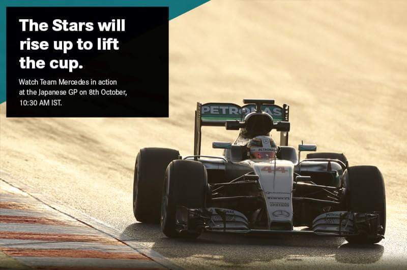 MercedesBenzInd's tweet photo. Here's wishing our stars at Mercedes-AMG Petronas Motorsport best of luck for #F1 #JapaneseGP #BestKeepWinning #SilverArrows https://t.co/wJxdPNEyTb