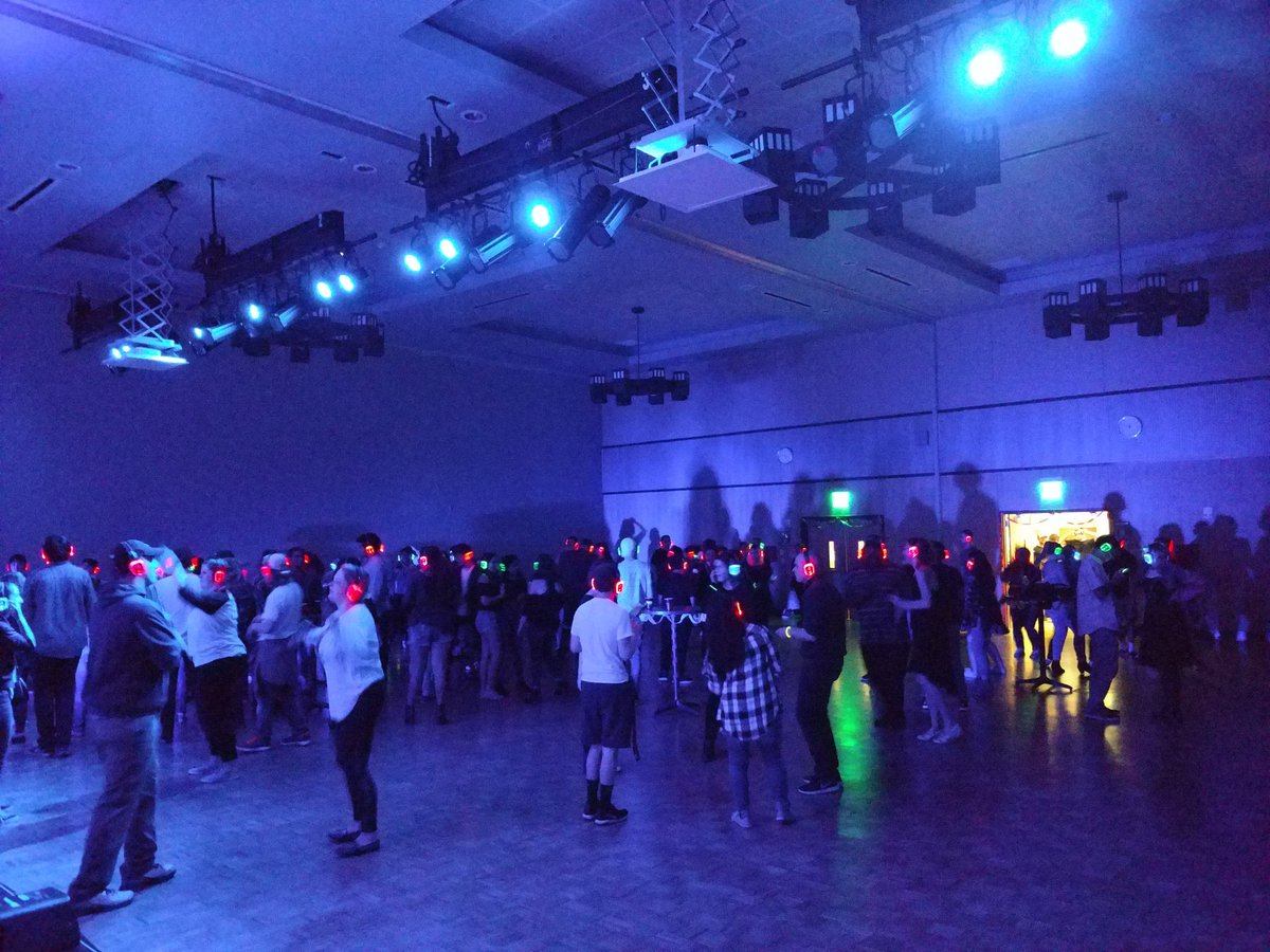 881TheBurg's tweet photo. @CWUCampus and @CWU_RHA  - Amazing job with the #silentdanceparty

We @881TheBurg (Red Channel) thank you.
#cwupride #cwu #cwuhomecoming https://t.co/6aqvbn0HoN