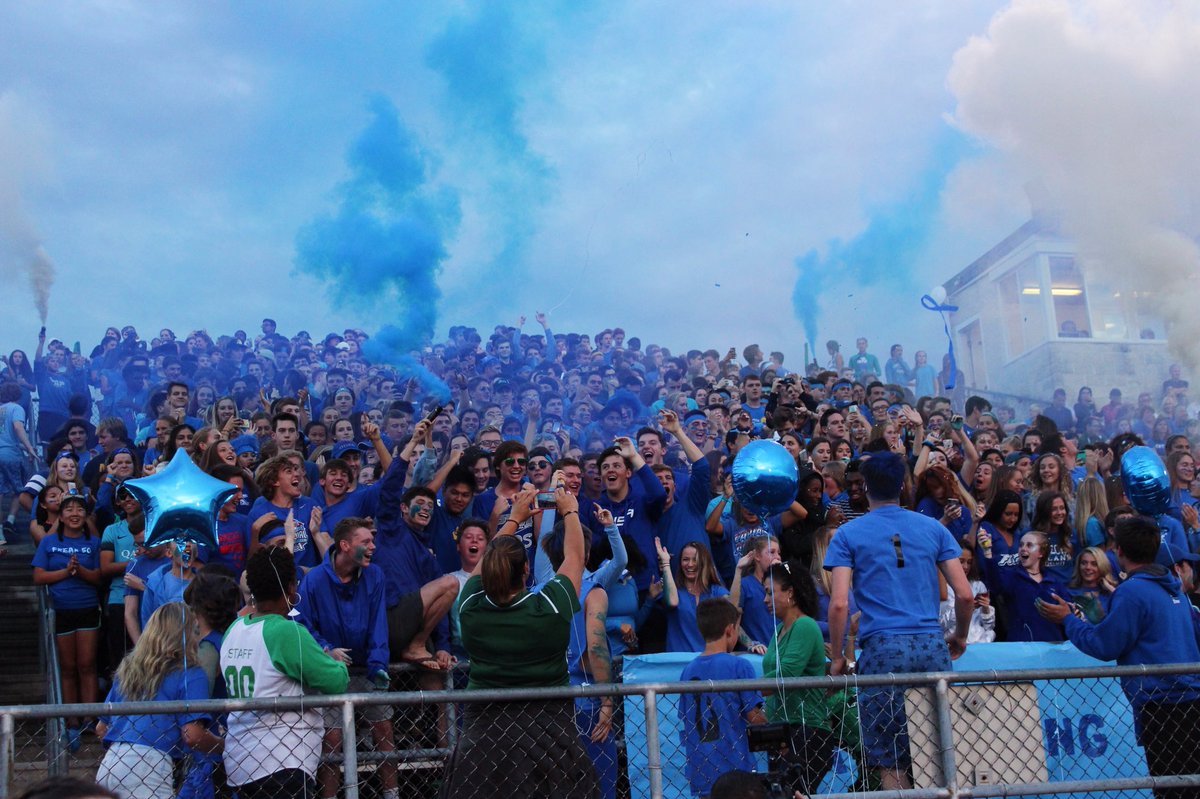 kblewey's tweet photo. Best student section in the country. #mayastrong https://t.co/W3wOcQZWqk