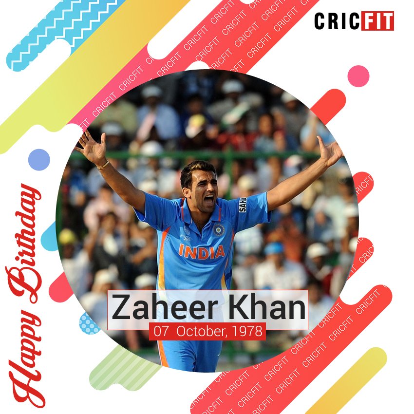 Cricfit Wishes Zaheer Khan a Very Happy Birthday! 