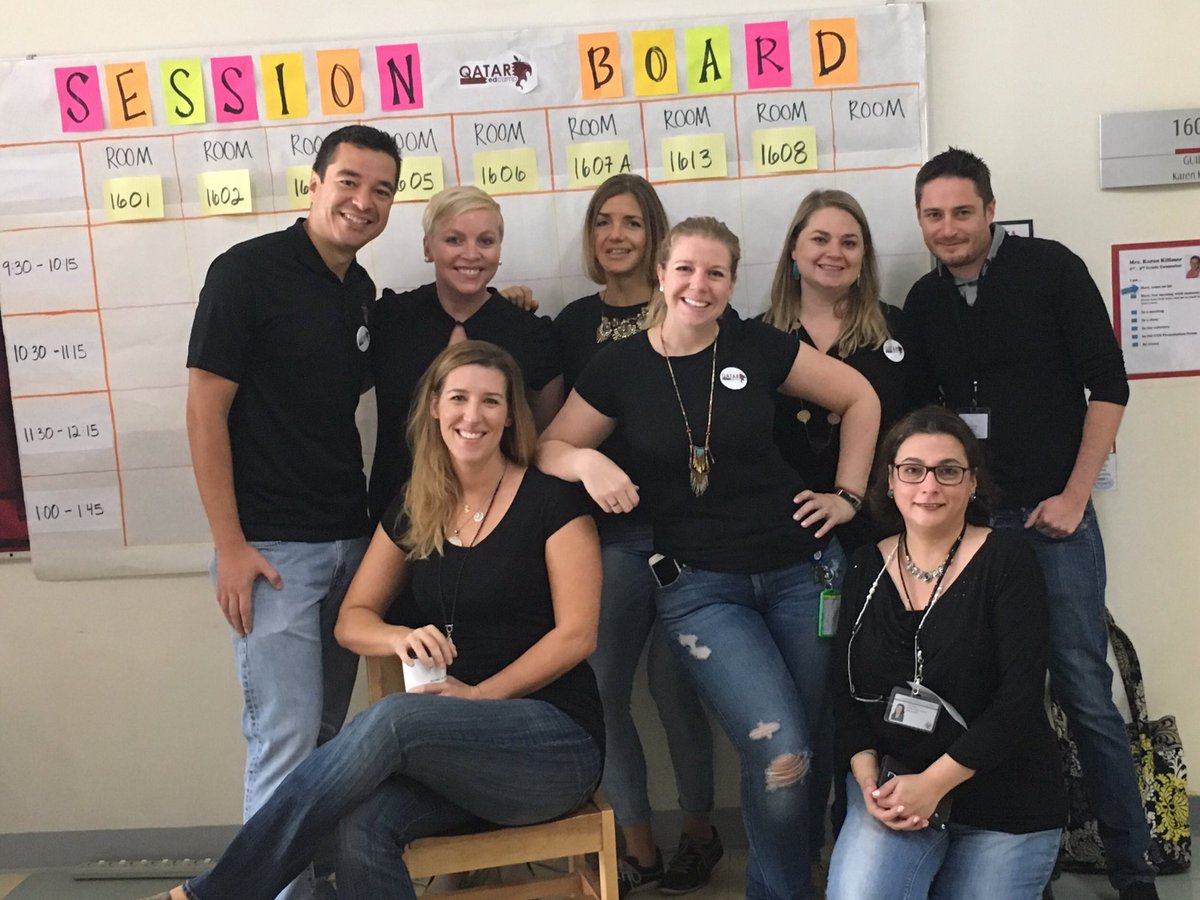 Nerds in black are back! #EdCampQatar2017