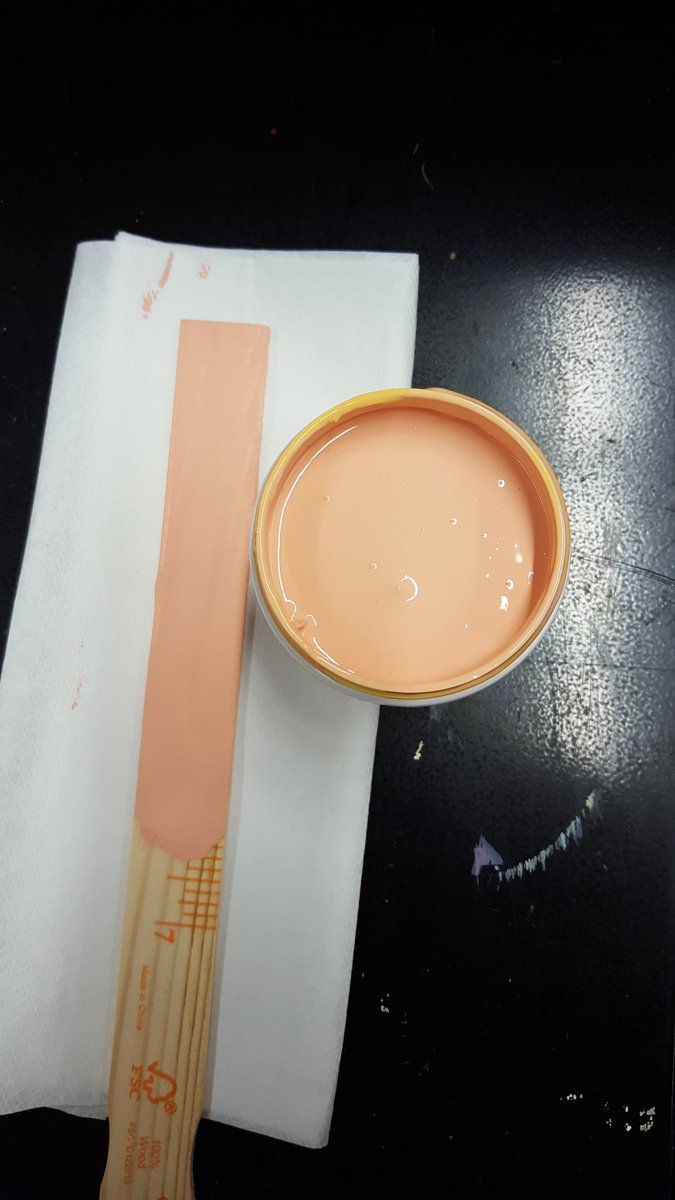 WhidbeyTom428's tweet photo. That's just peachy! #oopspaint #paintart #HomeDepot https://t.co/aOx82nbiIl