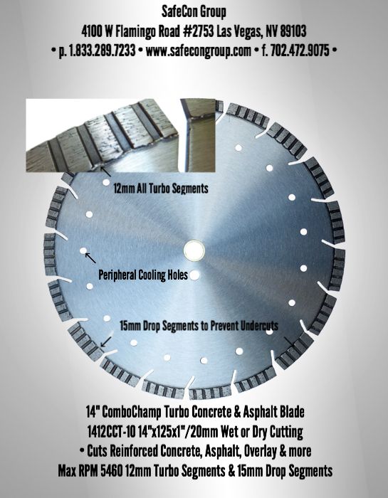 safecon_group's tweet photo. Shop NOW for Safe High Performance Blades for Construction Maintenance 14" SOLID 30%OFF ComboChamp $139 ea #todayonly #cutter #30dayback https://t.co/1DwpBlDFr8
