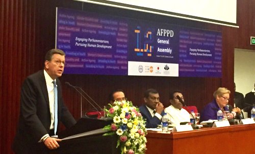 ColomboPageNews's tweet photo. 12th GA of the Asian Forum of Parliamentarians on Population &amp; Development opens in #SriLanka @AFPPD #AFPPD12thGA   https://t.co/hYK8VPwmoq https://t.co/NQRCobTbp0