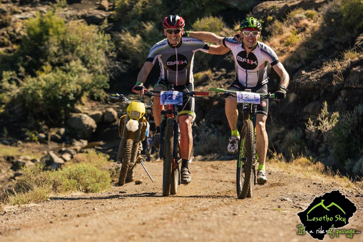 micheldeclippel's tweet photo. Extending our lead in the Men’s Open Cat with another win in stage 5 of the Lesotho Sky #bestteam #racinghard https://t.co/nhrZzvf4q7