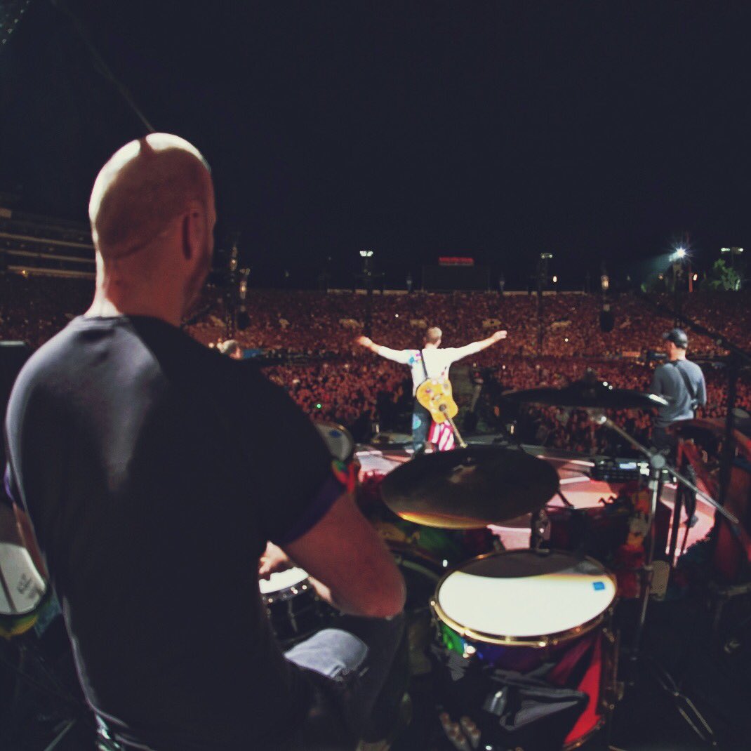 coldplay's tweet image. Hangin’ with Mr Champion.
#ColdplayLA
R42