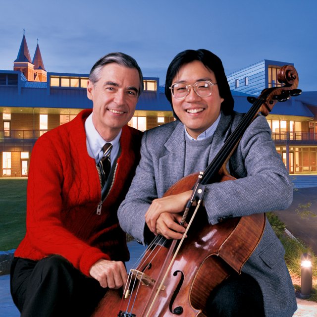 Happy Birthday to Yo-Yo Ma(right) who turns 62 today! 