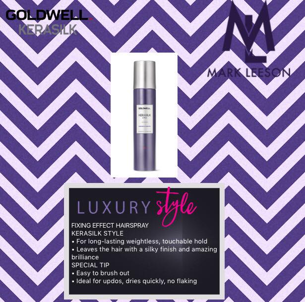 The NEW luxury fixing effect hairspray from #Kerasilk gives weightless touchable hold 💁🏼
#markleesonsalons #hairproducts #iamgoldwell