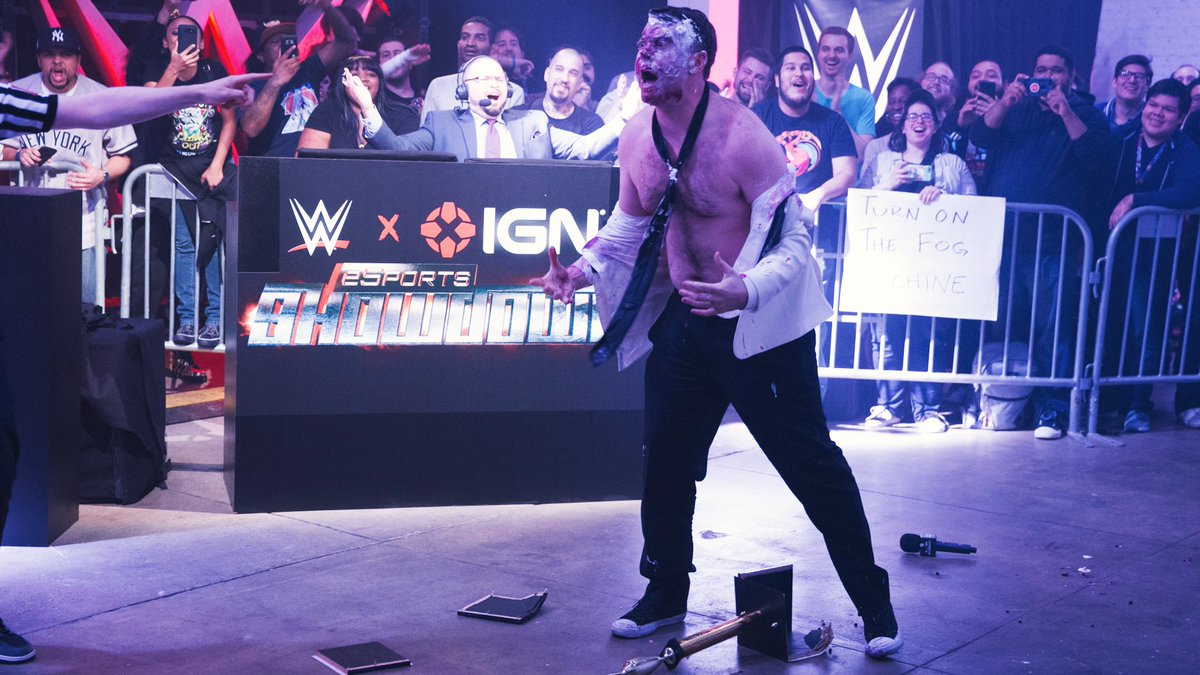 wrestlingphoto's tweet photo. 📷  |  @GameOverGreggy

#WWExIGN https://t.co/uyrDx7o9Ql
