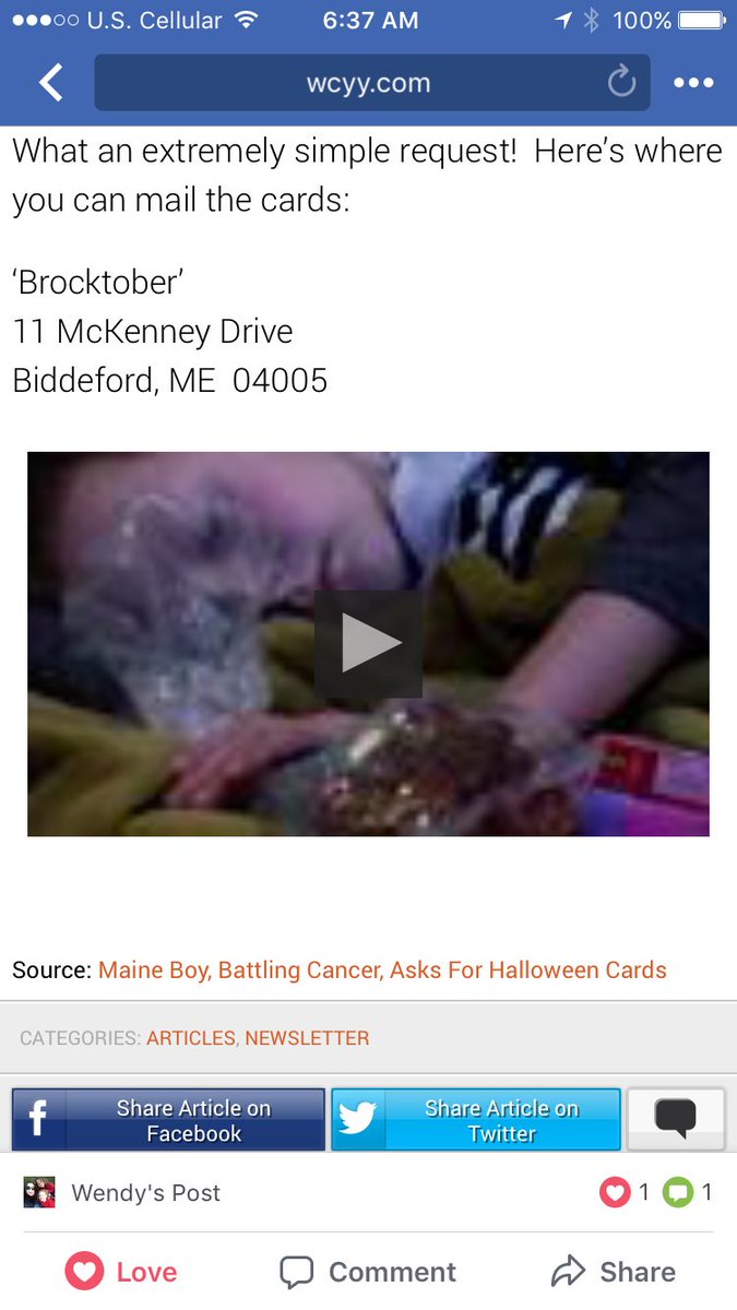 ethansmumy's tweet photo. @kimrhodes4real , @StephenKing This 7 year old boy has a rare brain cancer here in Maine. All he wants is Halloween cards! https://t.co/1YkfFn0PM4