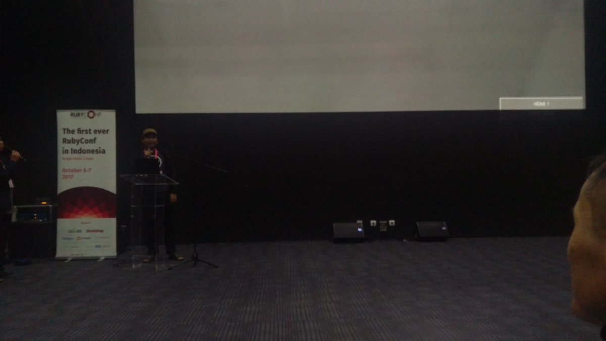 eshaiju's tweet photo. Closing note๐ @id_ruby #rubyConfID2017 https://t.co/23JNj3rFf5