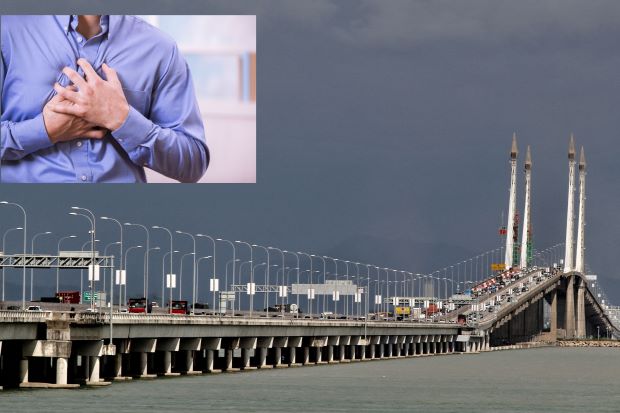 staronline's tweet photo. Lorry driver suffers heart attack on Penang bridge
https://t.co/RVNfPnr1dq https://t.co/ciq93hWxFq