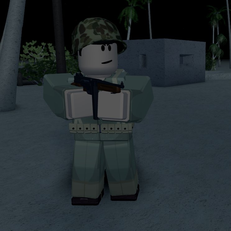 Akkurat On Twitter Here S A Us Marine Armed With The M1a1 Thompson In The New Night Mode Frontlinespacific Robloxdev - m1a1 thompson roblox