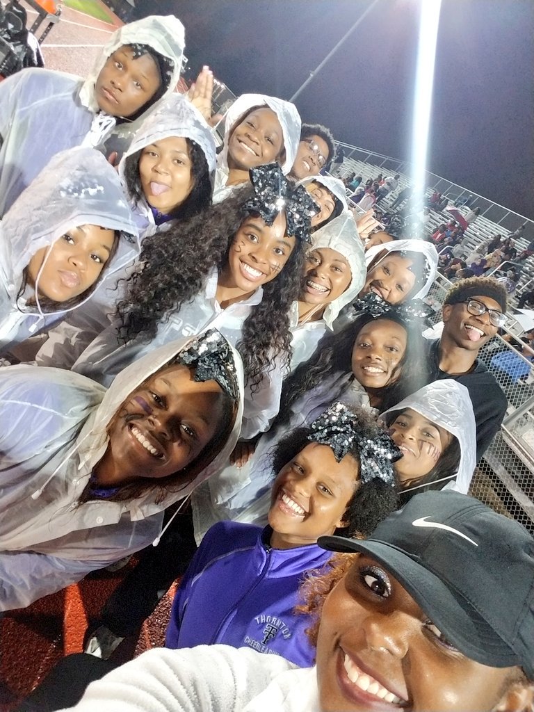 TTHSCheer's tweet photo. HoCo 2017 in the rain https://t.co/cpHspmfKyW
