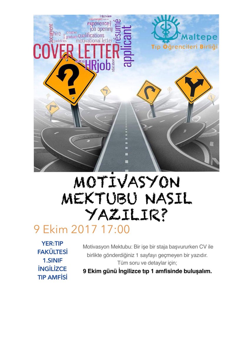 MaltepeTob's tweet photo. pazartesi günü olan motivasyon mektubu nedir? etkinliğimize bekliyoruz https://t.co/rVdWOx6tN0