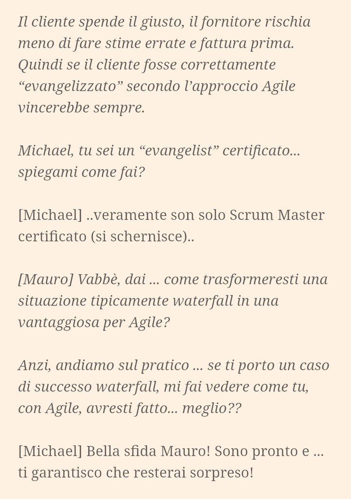 MichaelForni's tweet photo. #ScrumWars 😎
Dialoghi semiseri sul Project
Management insieme al grande
#MauroErcolini di @_Nextar_
💪#Agile #Scrum 
https://t.co/NTBijUtGTZ https://t.co/5sclicFD7q