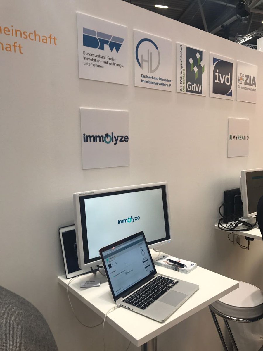 Immolyze auf der <a href="/exporeal/">Adam K.</a>, dieses Jahr PropTech Partner beim #BID. Siehe da: Die #Digitalisierung in der Immobilienbranche schreitet voran!