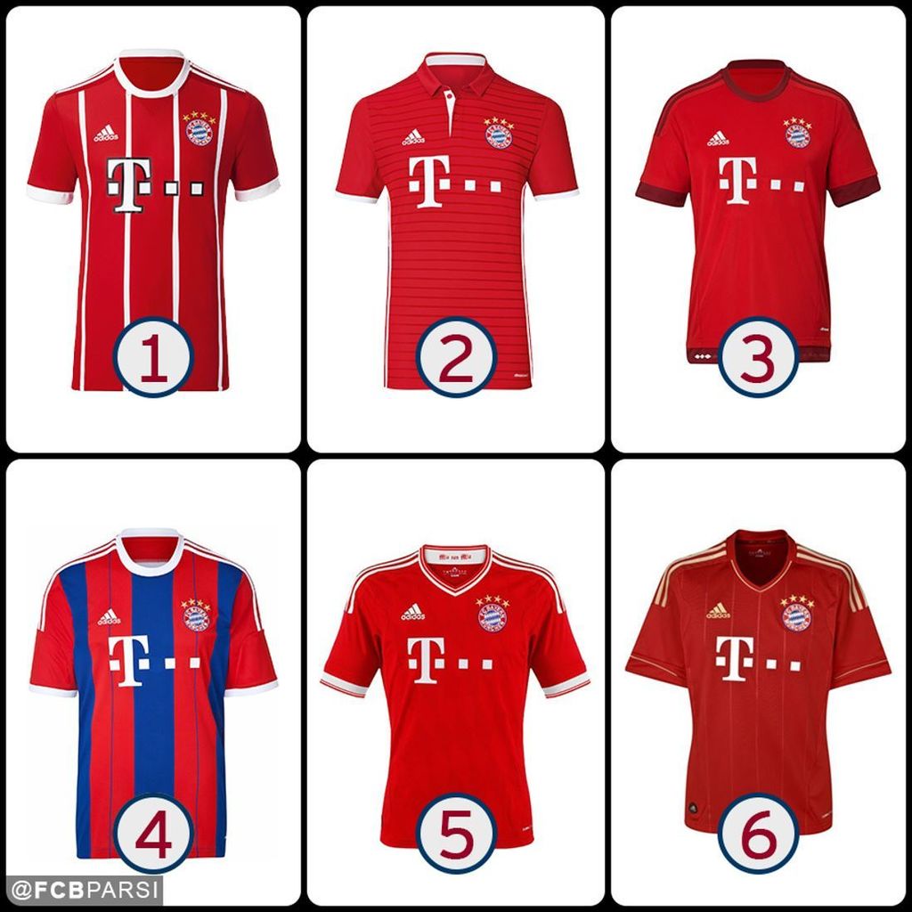 fcbparsi's tweet photo. بهترین و بدترین لباس اولِ شش سال اخیر باشگاه بایرن از نظر شما کدام است؟
#KickOneOut #DeleteOne https://t.co/72OoP9GNDu https://t.co/BYdOD8wlkw