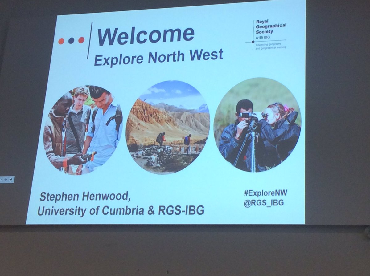 ShaneWinser's tweet photo. We're off! #exploreNW @RGS_IBG goes to Ambleside. @MaryAnnOchota in the chair https://t.co/tPJ0OXELLR