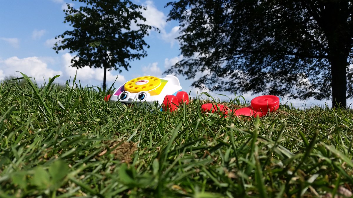 teatime_opera's tweet photo. With a bit of time on his hands #TheTelephone has gone for a lie down in the meadows #Oxford.  Let's hope he doesn't lose track of the date https://t.co/7DLoYz3JyK