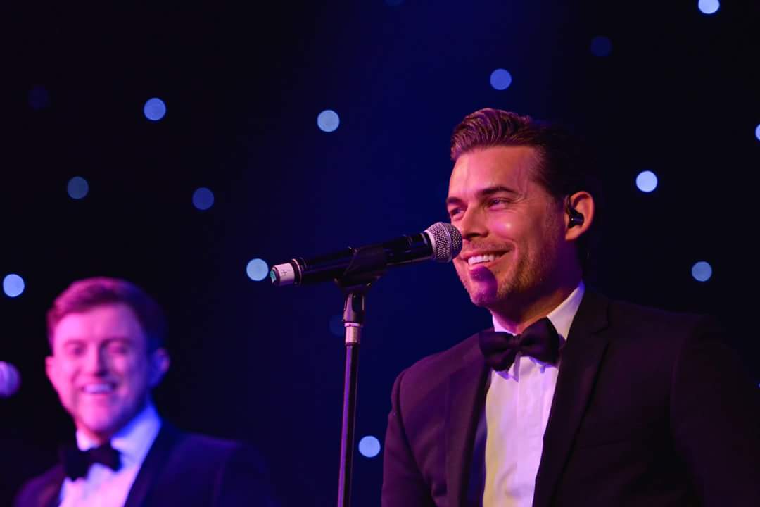 .@the_overtones at last nights #floatlikeabutterflyball .Photo credit @caudwellkids #charity @TimMatley @MrDEverest #theovertones