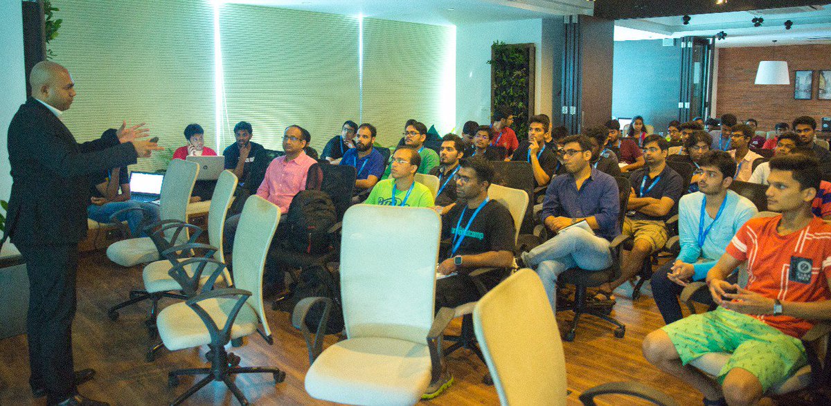 sbcFinTech's tweet photo. @sbcFinTech Workshop on Machine Learning with @curlnanalytics by @shivaramkrs, super interactive Q&A session
#fintechmumbai #sbchackathon https://t.co/uAdSGa0wA2