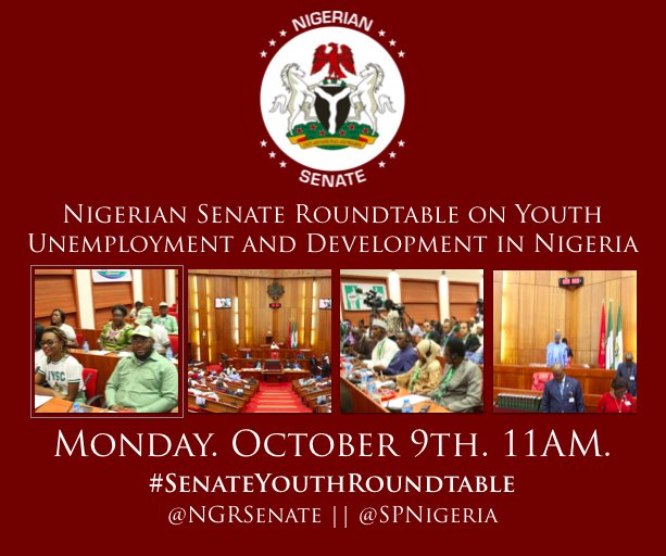 Senate will hold roundtable on youth employment & development to review the efficacy of policies, programs, interventions needs of today’s youth.
