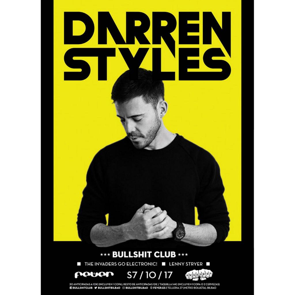 TONIGH AT <a href="/BullshitBilbao/">Bullshit Club Bilbao</a>!⚡👊

👉 <a href="/darrenstylesuk/">Darren Styles</a> 
👉 <a href="/StryerL/">Lenny Stryer</a> 
👉 <a href="/invadersgo/">THE INVADERS</a> 

See you later! 🔥