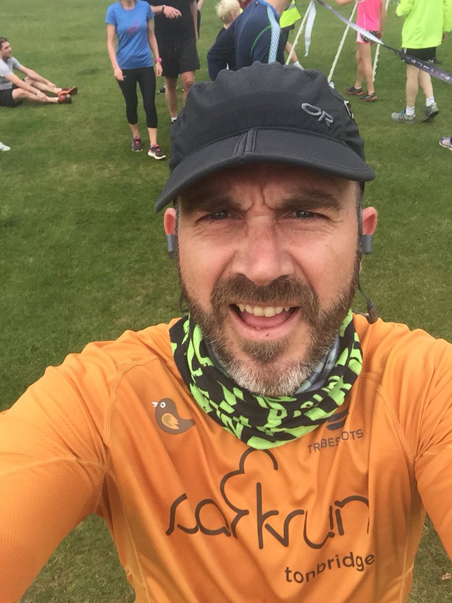 Harryhammers's tweet image. #parkrun13 Tonbridge finishing line....#plodding #fastarms