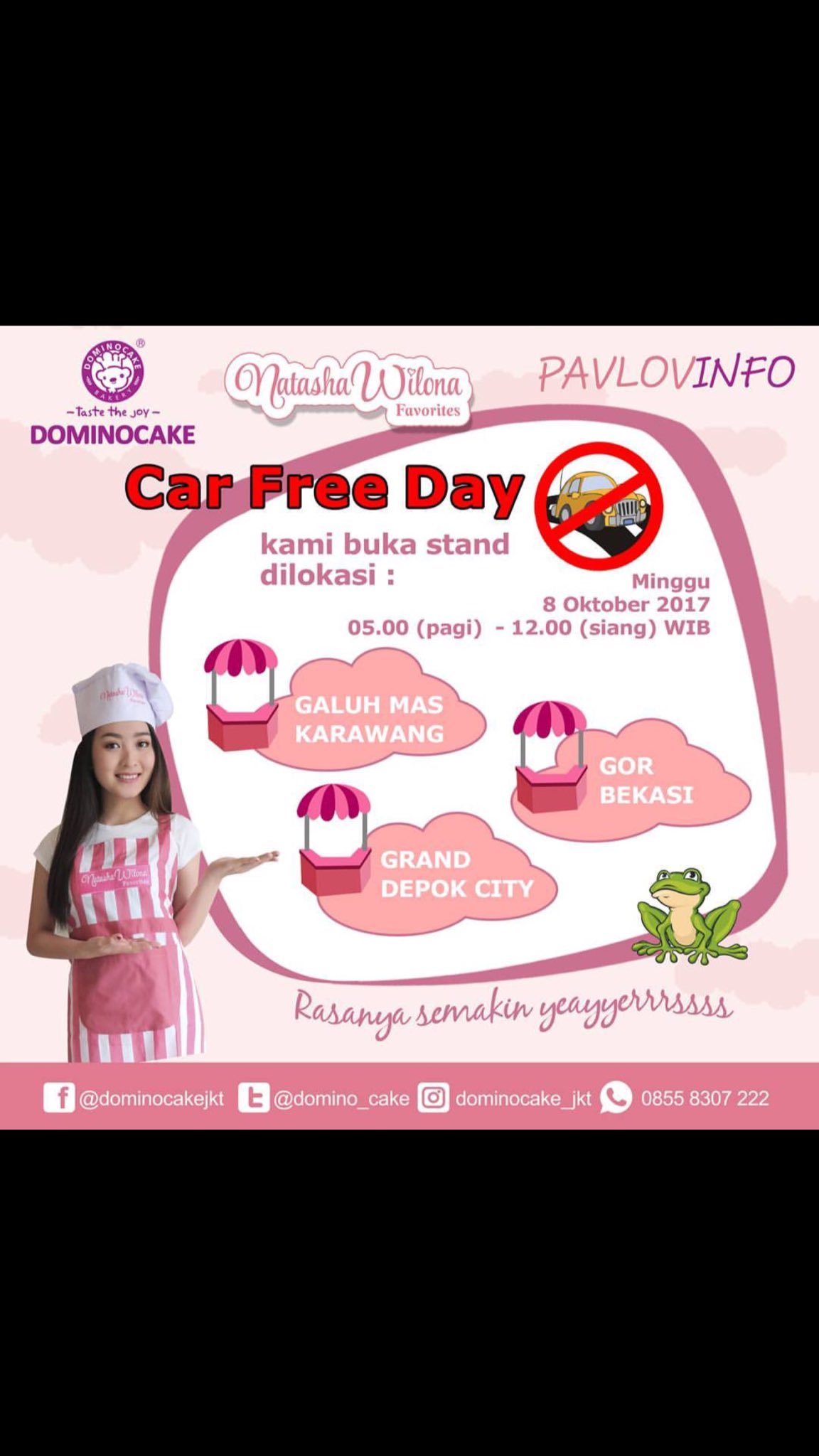 Natasha Wilona on Twitter "Daerah karawang Bekasi dan Depok bsk kalian bs nyobain pavlova cake aku lho Jgn lp beli sblm keabisan rasanya yeayyyerss
