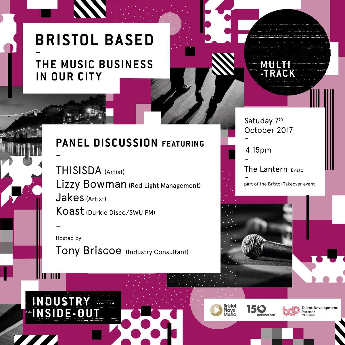 Bristol_Beacon's tweet photo. Its Takeover day! Head down early to catch @multi_trackbrs panel w/ #thisisda @LIZZY_B_ @iamthejakes @KoastMC https://t.co/jbGIsYBqm3 https://t.co/IZJYGyzByn
