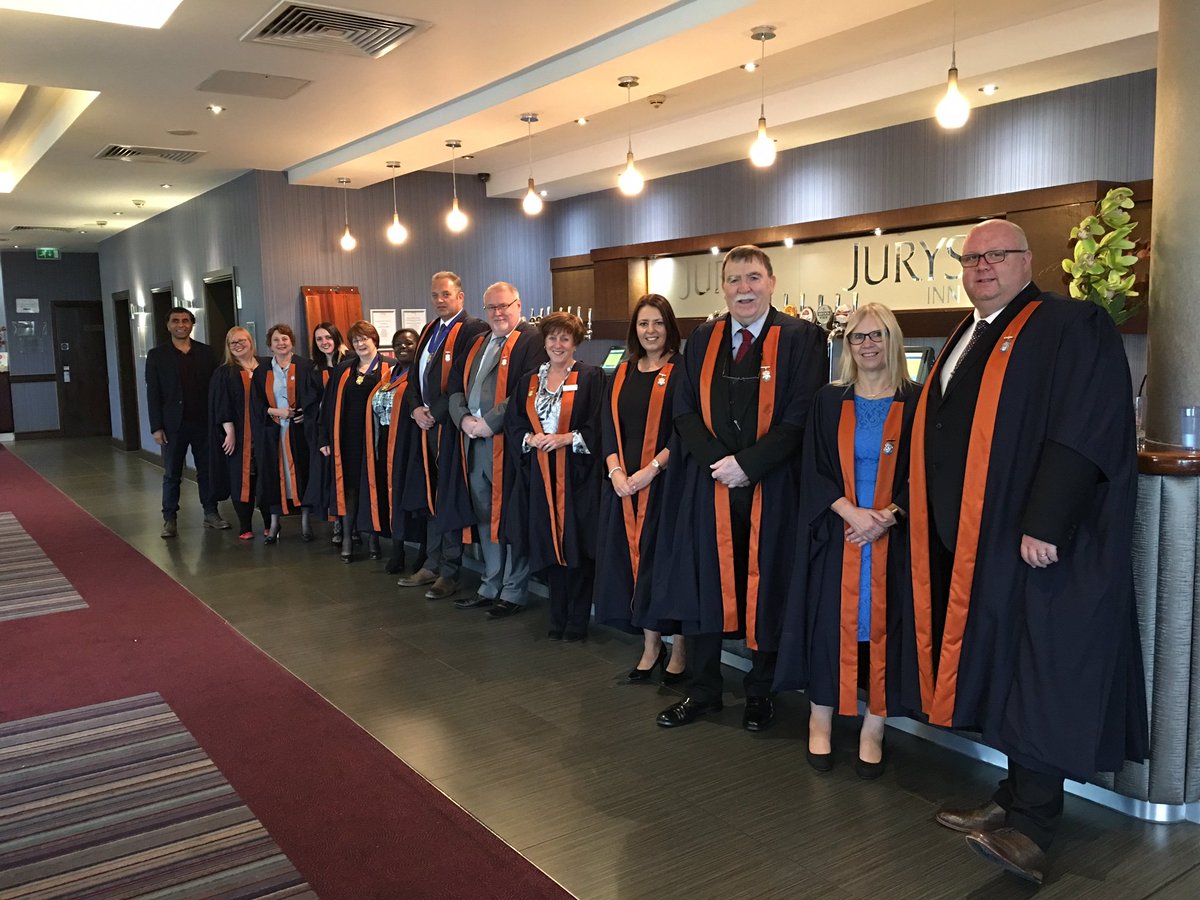 #cilexgraduation Council members line up