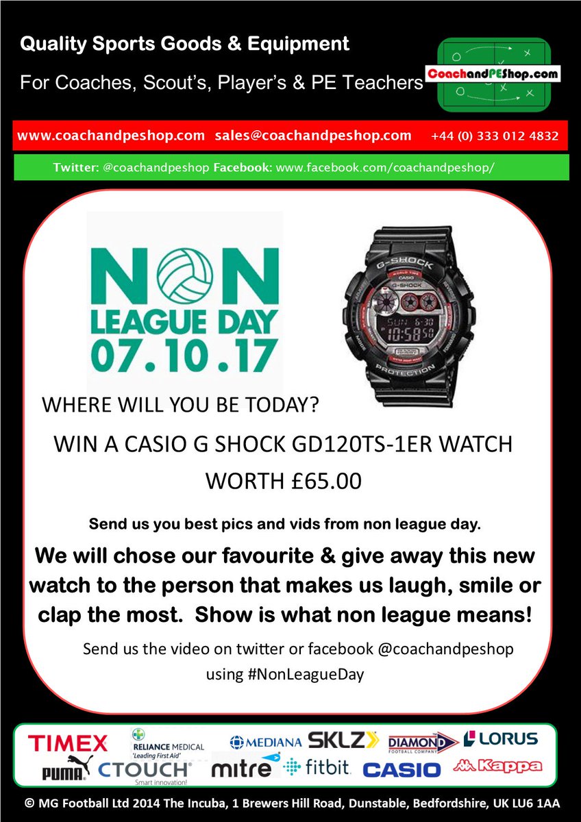 Its here <a href="/nonleaguedayuk/">Non-League Day</a> we want 2 see yr special moments &amp; we will give away a watch to the best! Please share. #NonLeagueDay #realfootball